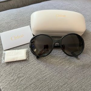 New never used Chloe Black Sunglasses